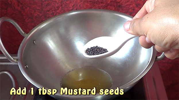 Add 1 tbsp mustard seeds