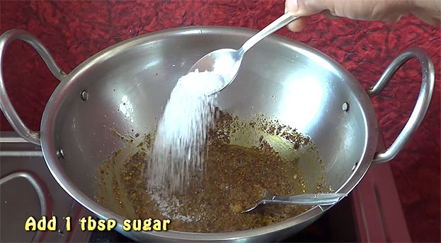 Add sugar