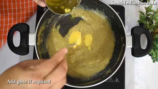 Banana Rice flour halwa with jaggery recipe step 6