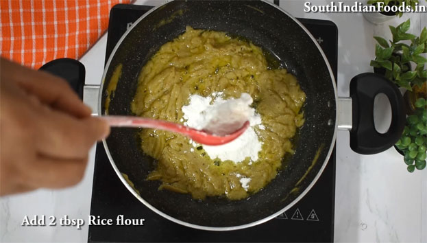 Banana Rice flour halwa with jaggery recipe step 7