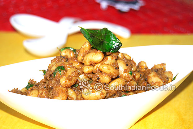 Cannellini beans puli kootu is ready, serve hot with rice