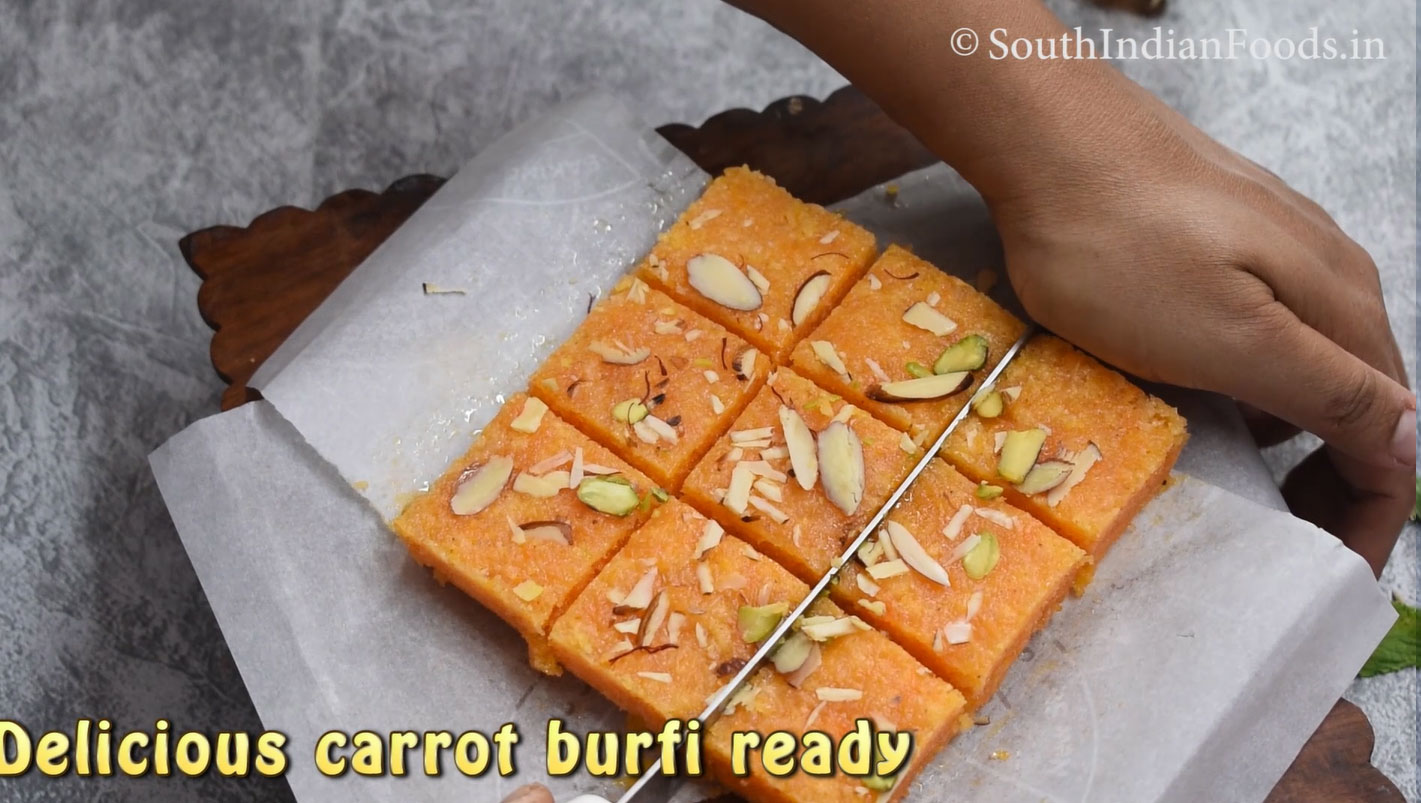 Instant carrot burfi27