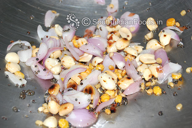 Add onion saute till soft