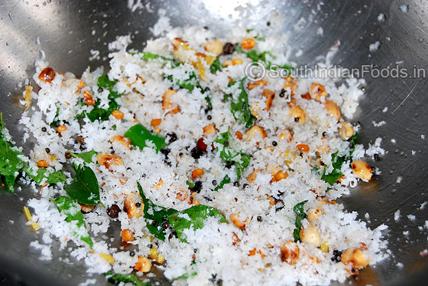 Add grated coconut