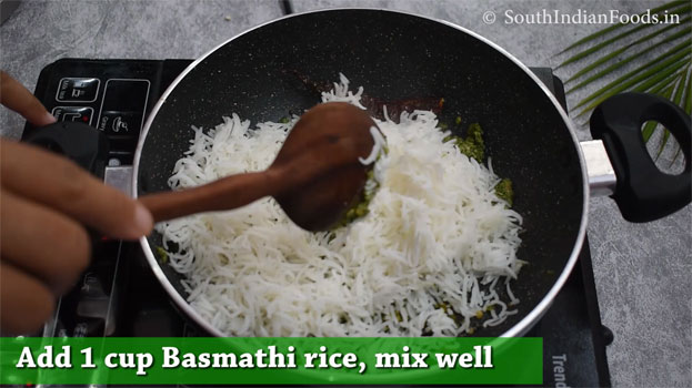 Coriander rice recipe step 10