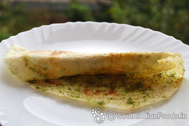 Curry leaves powder dosa for hair growth