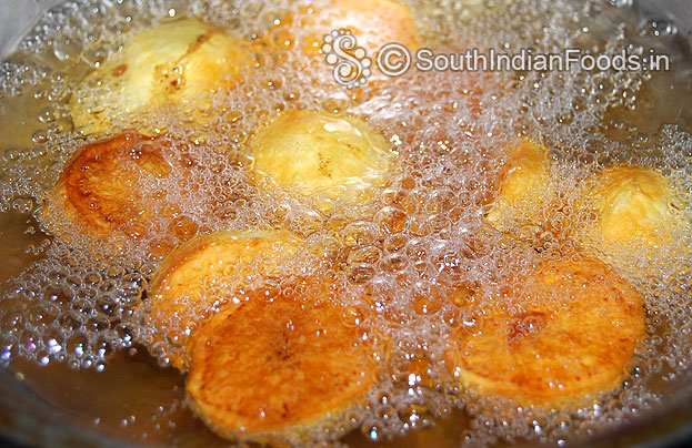 Heat oil in a pan & deep fry baby potatoes