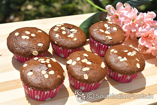 Oats chocolate muffins