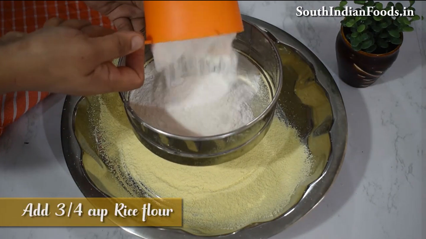  Gram flour murukku