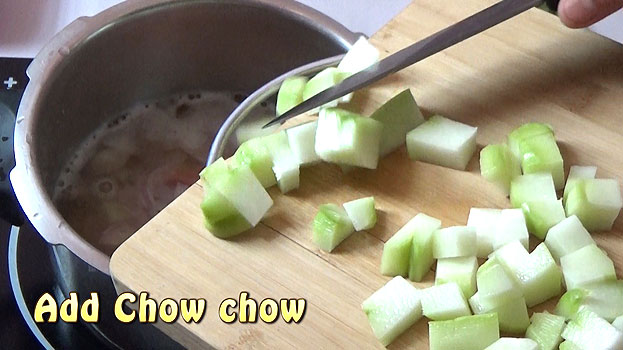 Add chow chow