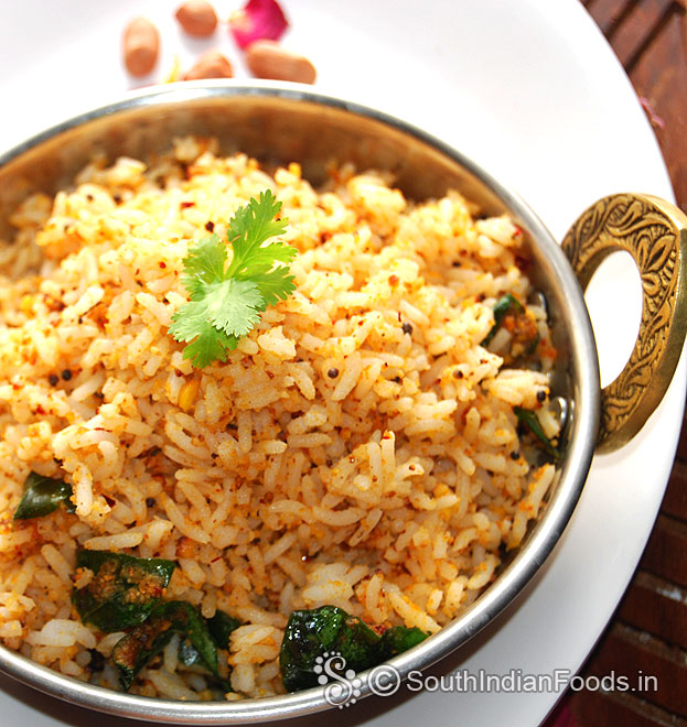 Verkadalai rice ready