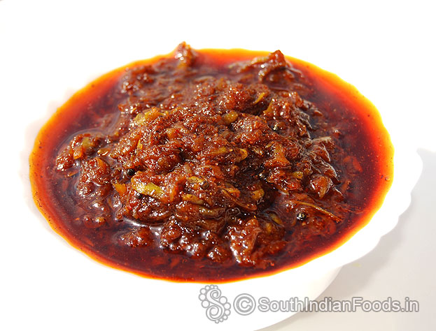 Instant mangai oorugai is ready store in an airtight container