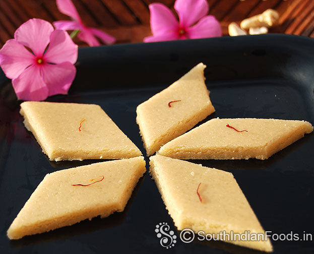 Simple and quick diwali sweet kaju katli
