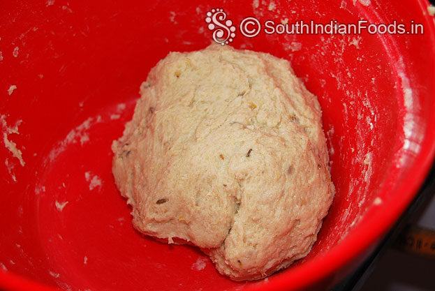 Mangalore bun dough is ready, cover it, leave it for 5 hours