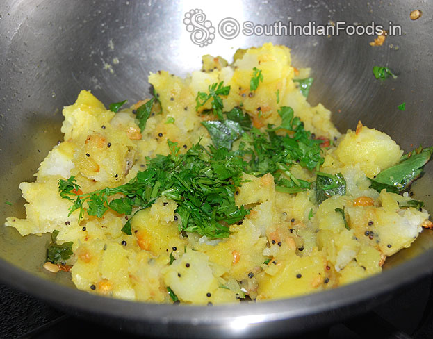Potato masala stuffing
