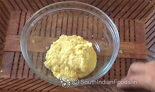In a bowl add ,moong dal batter