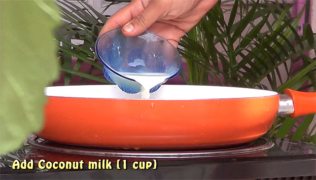 Add coconut milk