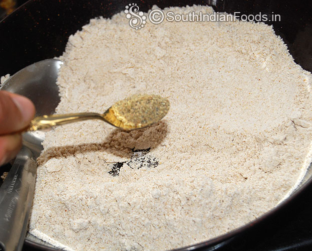 Add roasted oats pwoder, cardamom powder