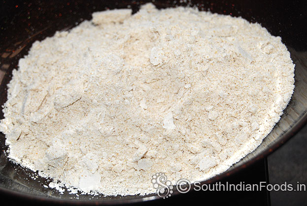In a bowl add oats flour