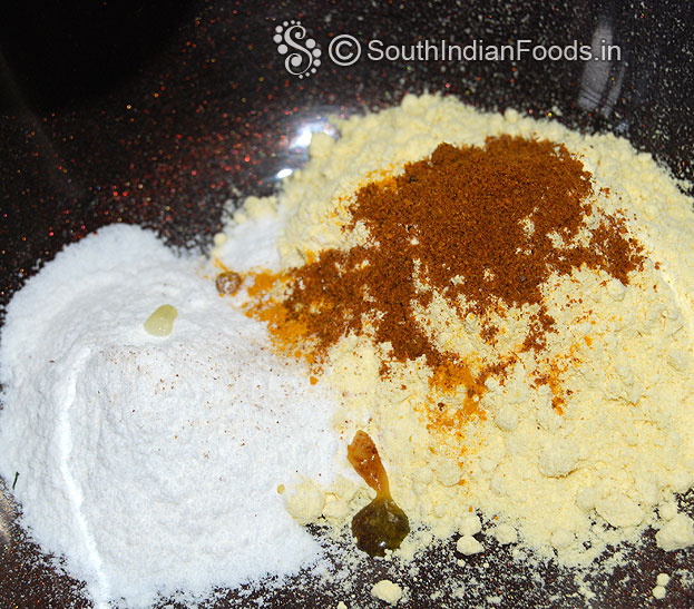 Add red chilli powder, turmeric powder