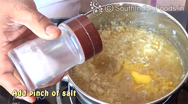 Add pinch of salt