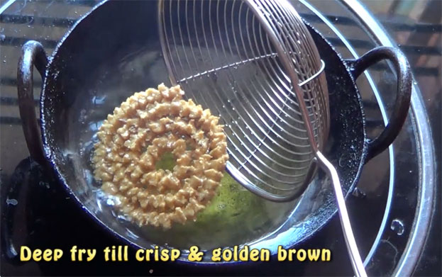 Deep fry till crisp & golden brown