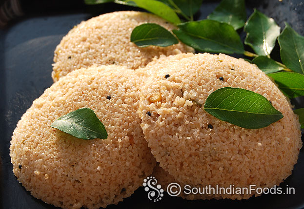 Soft and healthy wheat rava idli, serve hot with coconut chutney