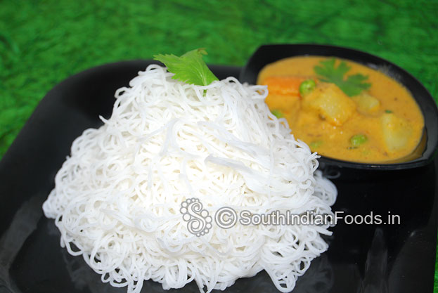 Idiyappam with best side dish salna gravy