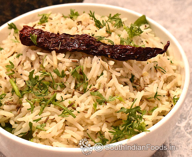 Jeera rice-Authentic Tamilnadu, Kongunadu village style, best for digestion