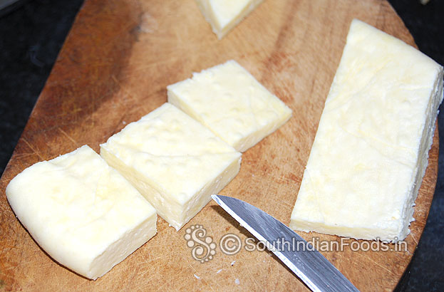 Cut paneer into cubes store in refrigerator consume within 7 days