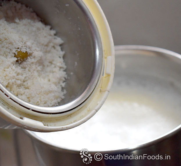 Add ground basmathi rice