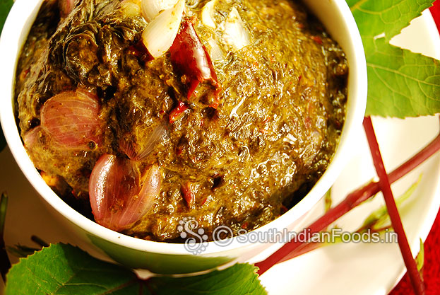 Simple gongura curry