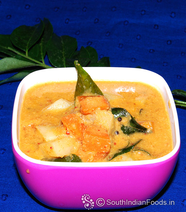 Mixed vegetable kootu for paal pongal
