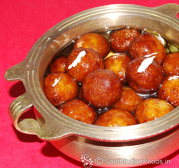 Sweet potato gulab jamun