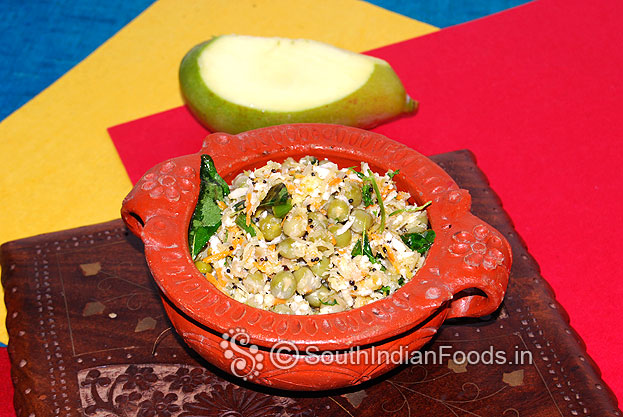 Thenga manga pattani sunda-beach side sundal recipe is ready to serve