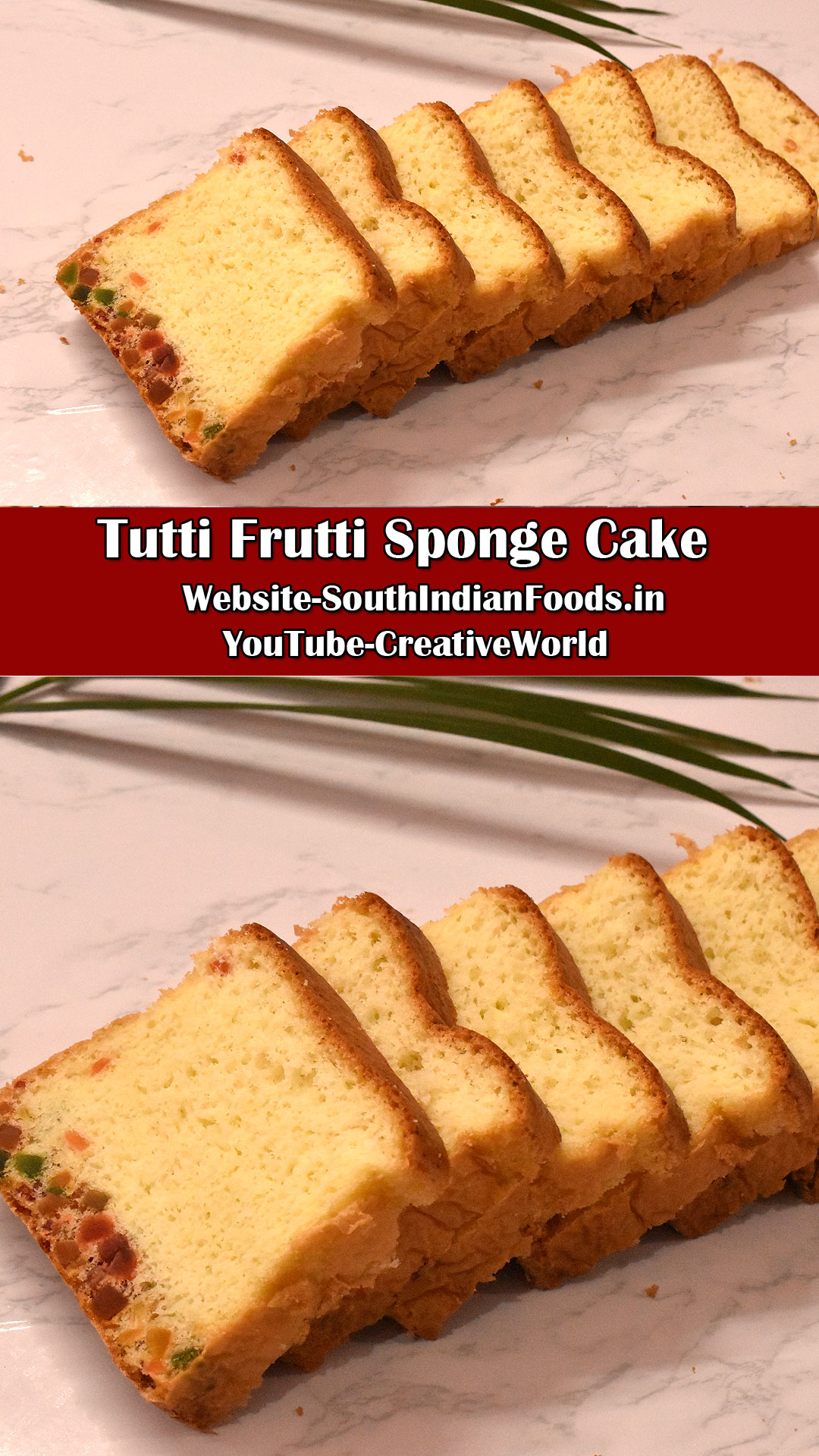 Tutti frutti Sponge Cake