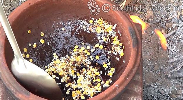 Add coriander seeds & peppercorns roast
