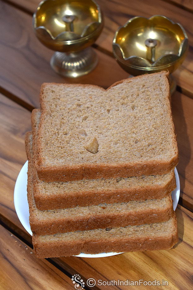 Take brown bread slices