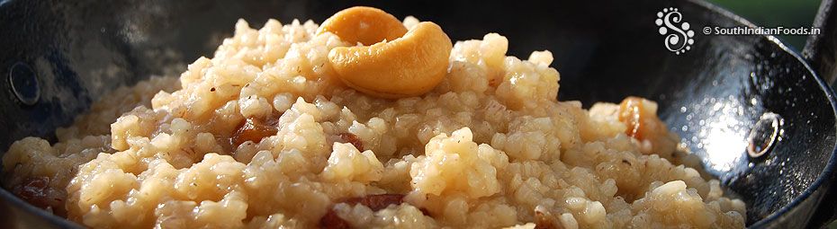 Red rice sweet pongal 