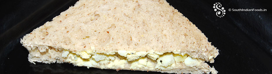 Egg mayonnaise sandwich