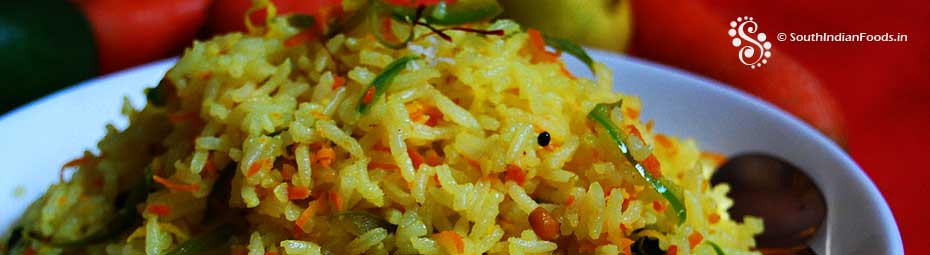 Vegetable Lemon Rice