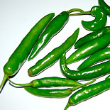 Green chillies 