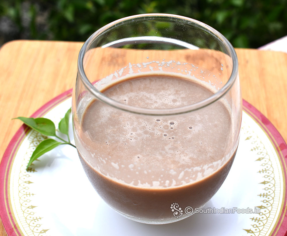 Condensed milk cold coffee-How to make-Step by step photos & video
