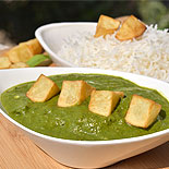Aloo palak-Spinach potato curry