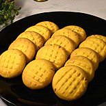 Eggless custard butter cookies 