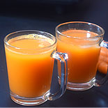 Carrot juice taste like orange juice