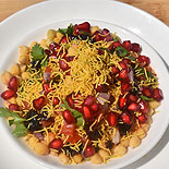 Mini channa chaat-chickpea chat