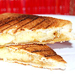 Peanut butter banana sandwich