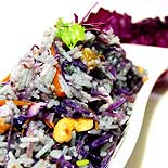 purple cabbage fried rice