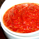 Red chilli chutney or Sigappu milagai chutney